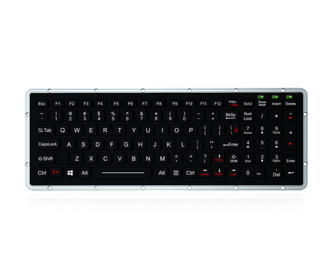 101 Keys Compact Chiclet Keyboard IP65 Dynamic Waterproof Rugged